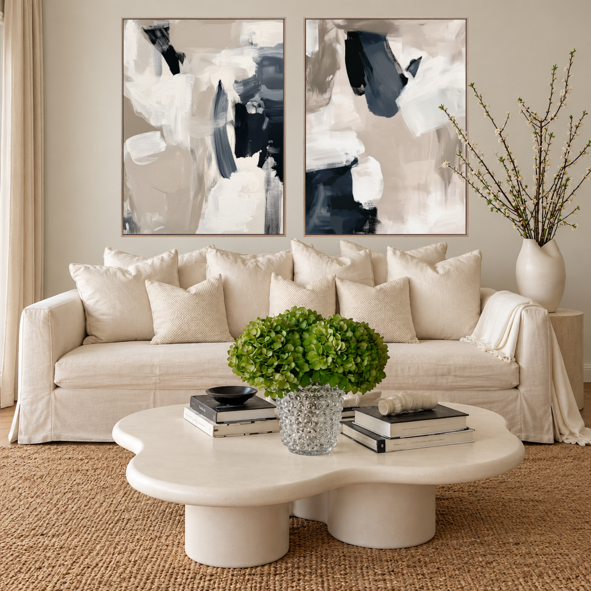 Dune & Tide I & II – Canvas Art Pair