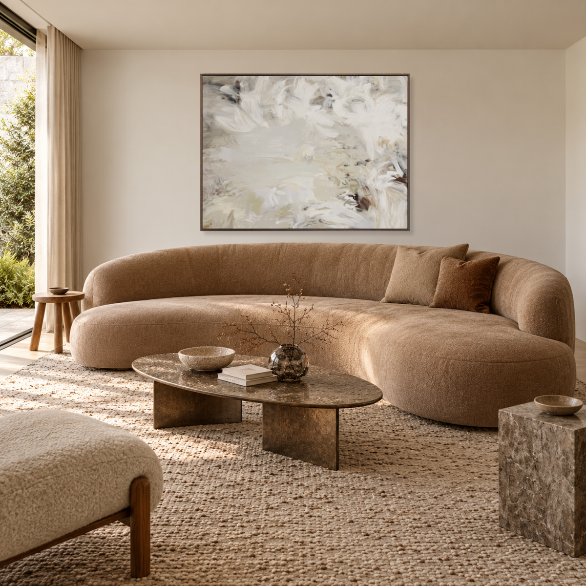 Linen Sky - Canvas Print